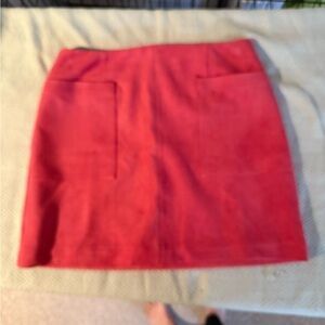 LOFT Vibrant Rose Mini Skirt